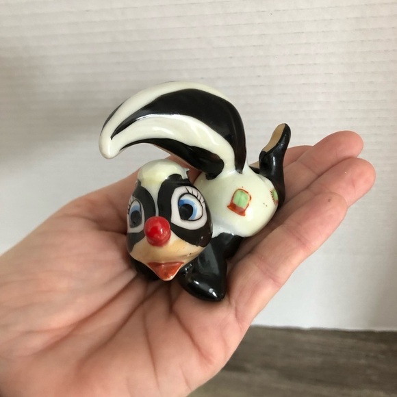 Vtg Japan Anthropomorphic Skunk Figurine - Picture 10 of 11